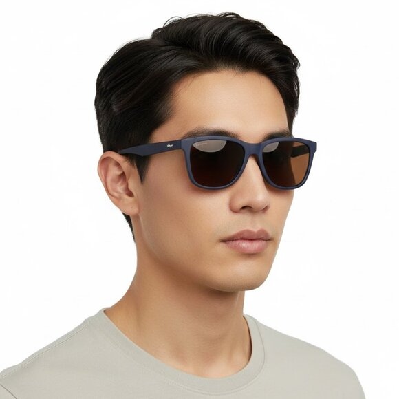 Salvatore Ferragamo Brown Rectangular Men's Sunglasses SF998S 427 57